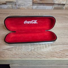 Vintage Coca Cola Metal Glasses case