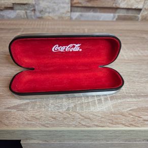 Vintage Coca Cola Metal Glasses case