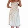 Coast 90s organza sunburst strapless dress Image 3