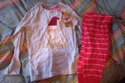 Santa Christmas pyjamas , 9/10 yrs
