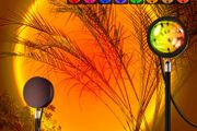 Sunset Lamp for Bedroom 16 Colors Sunset Lamp Projector Sunset Lights with Remote Adjustable 360 Rotation USB Port with 4 Lighting Modes Sun Light Room Light for Photo Selfie Party Bedroom Decor
