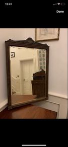Antique Mahogany Mirror
