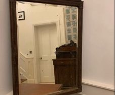 Antique Mahogany Mirror