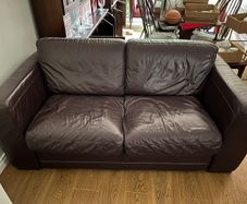 2 Italian Leather Sofa's