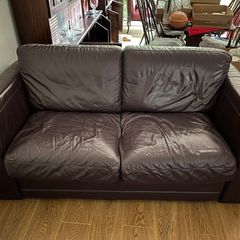 2 Italian Leather Sofa's