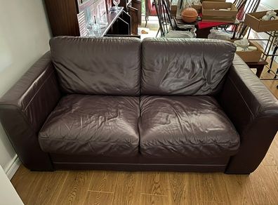 2 Italian Leather Sofa's