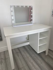 Table and mirror