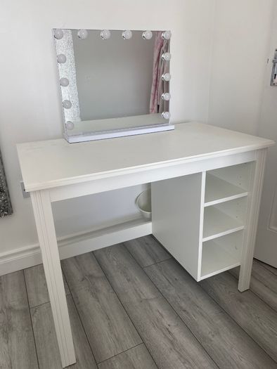 Table and mirror