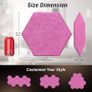 NEW SALE | 12 Pack Hexagon Acoustic Panels Self-adhesive, 30x26x0,9cm High Density Sound Proof Panels Image 4