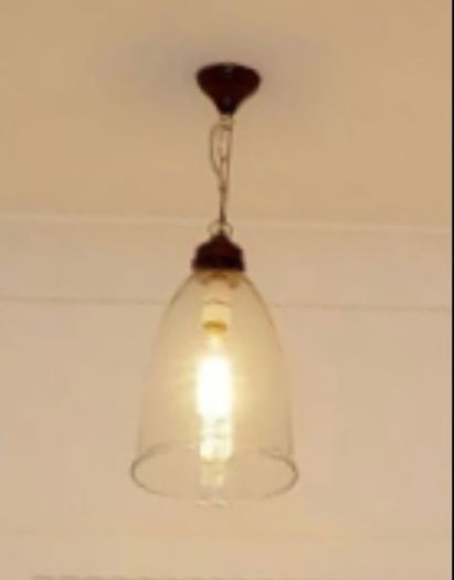 vintage glass ceiling lamp