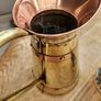 Copper and brass vintage jug. Image 3