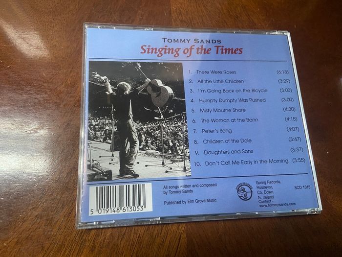 Tommy Sands Singing of the Times CD