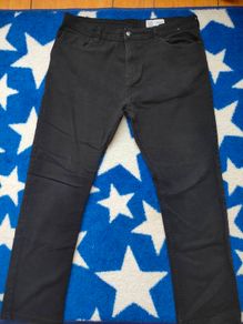 Denim Co Black Jeans W34 L30 Stretch Straight - Men's