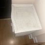 Woven wooden white drawers Image 2