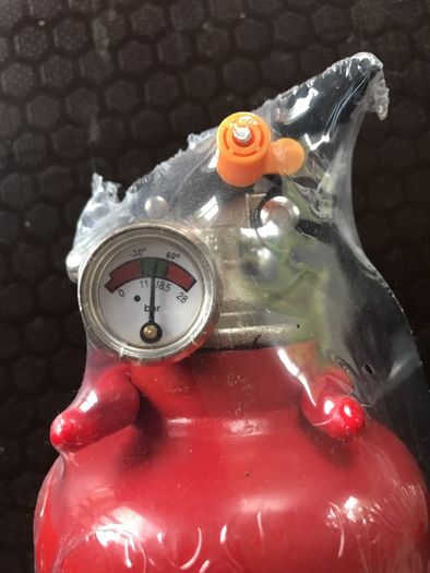 In car fire extinguisher. Track day European travel