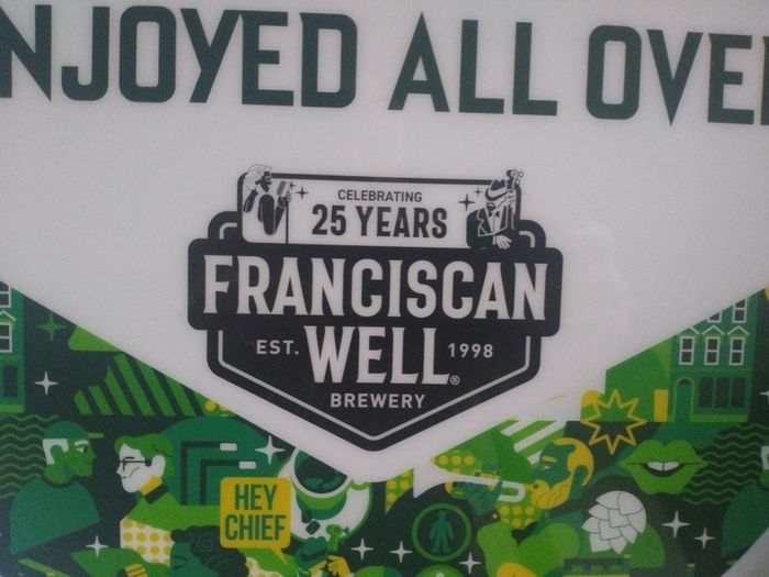 Unusual Franciscan Well Brewery Cork Pub Tray