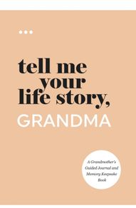 Tell me your life story Grandma - Sentimental gift book - New