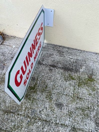 GUINNESS double sided sign