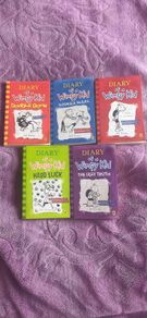 Diary of a Wimpy Kid Book Bundle 5 Books Good Used Condition