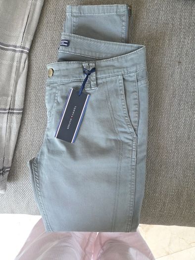 Tommy Hilfiger sage green trousers uk 8-10