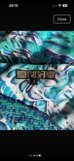 Vibrant Biba dressy beach  top