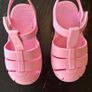 Zara pink jelly Velcro sandals Size 7 EUR 24 EUC Image 2