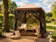 main image for ad Pop Up Gazebo Tent 6 x 6 feet Pop-Up Screen Tent 4 Sided Canopy Sun Shelter