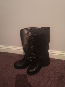 Size 7 long black boots