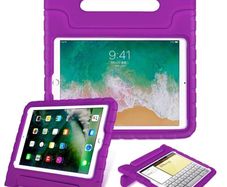 For Apple iPad Mini 1 2 3 Kids Case Shockproof Cover With Stand Purple