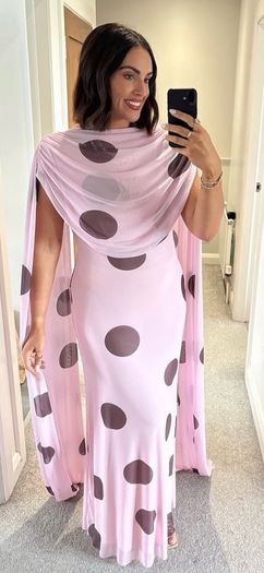 asos polka dot dress