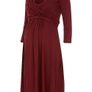 Isabella Oliver Emily Maternity Breastfeeding  Dress Bordeaux size UK14 EU42 Postage included Image 3