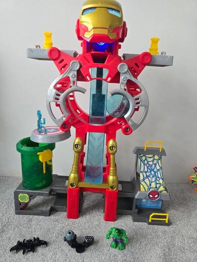 Playskool Heroes Marvel Super Hero Adventures Iron Man Headquarters