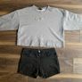 Grey Nike Jumper: Large Image 4