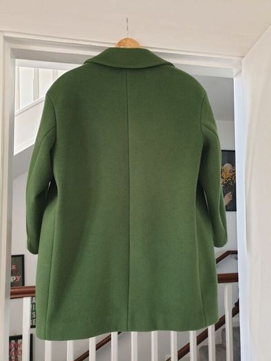 Marks & Spencer Green Coat Size Uk 16