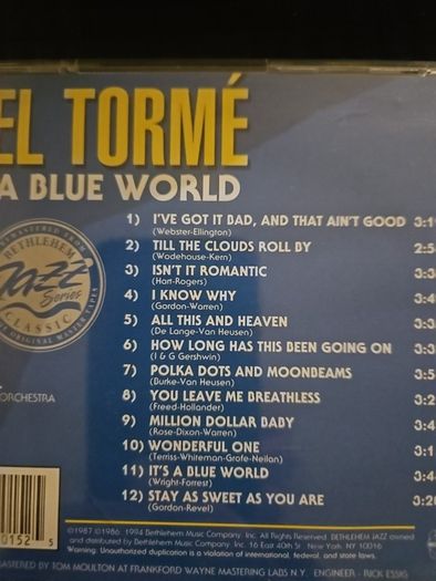 Mel Torme -  It's A Blue World.
