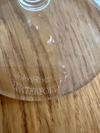 John Rocha Collab Waterford Crystal Incline Geo Wine Goblet