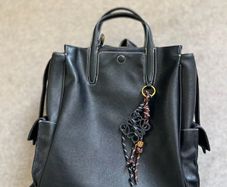 Dark Brown Unisex Leather Backpack