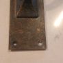 Pair Vintage Solid Brass 12" Pull Door Handles Image 4