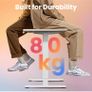 80cm Small Electric Standing Desk Adjustable Height, 4 Memory Height Settings Image 4