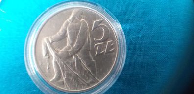 Poland 5 zlotys 1974 Rare coin.