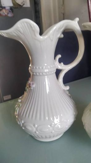 Antique Rare Belleek Pitchers