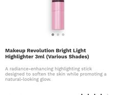 Revolution highlighter beam pink
