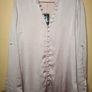 Womens Express Portofino silky long sleeve shirt blouse Size Medium slim light pink BNWT BRAND NEW Image 2