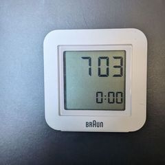 Braun Digital Travel Alarm Clock