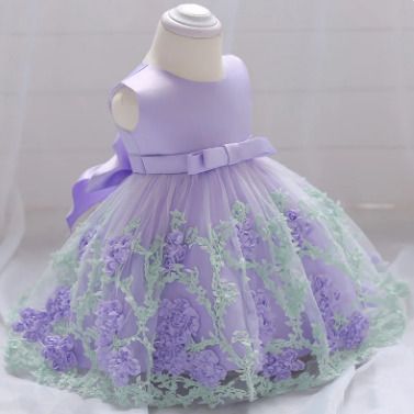 New Baby Girl Flower Dress size 3-9 mths