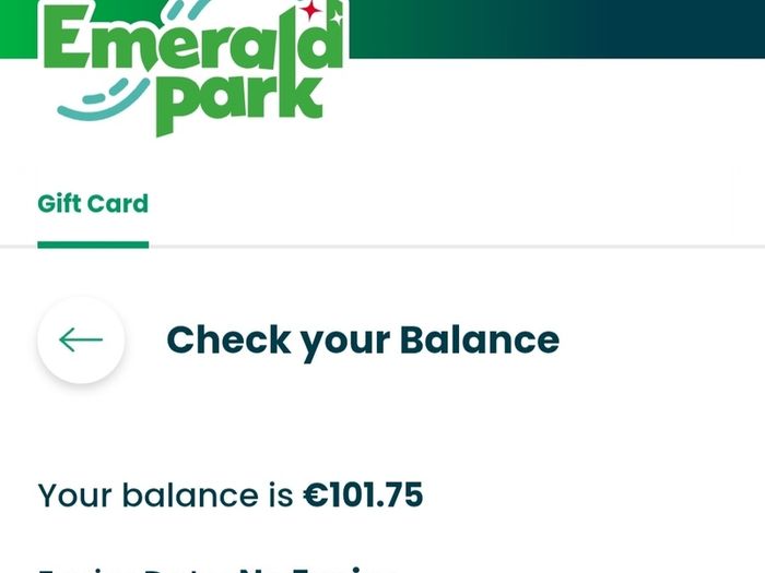 Emerald Park Giftcard