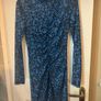 blue dress with slip underneath Image 3