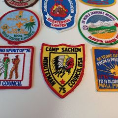 Vintage Collection Of Bsa Boy Scouts Of America Cloth Badges Patches Unused MID 1970S