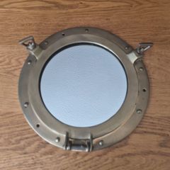 Brass Ship Porthole Mirror