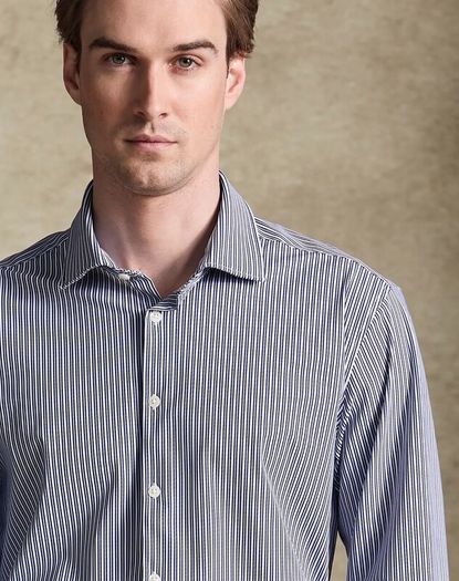 Paul Costelloe Living Regular Fit Stretch Shirt